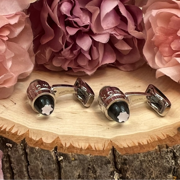 Montblanc Bullet Shape with Floating Star Emblem Cufflinks - Picture 7 of 17